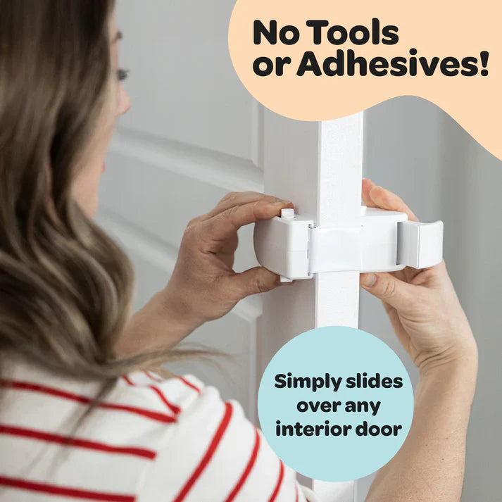 Child Safety Lock for Interior Doors