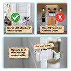 Child Safety Lock for Interior Doors