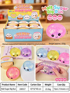 Glitter Dumpling Squishy -  Random-4/12PCS-（Pre-Order – Ships in 10 Days）
