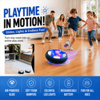 Children floating football