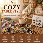 Bird Coasters Punch Needle Kit for Beginners Set