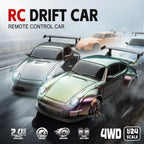 1/24 4WD RC Drift Car – 20KM/H High-Speed with LED Lights