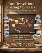 Wooden USA Travel Map Puzzle