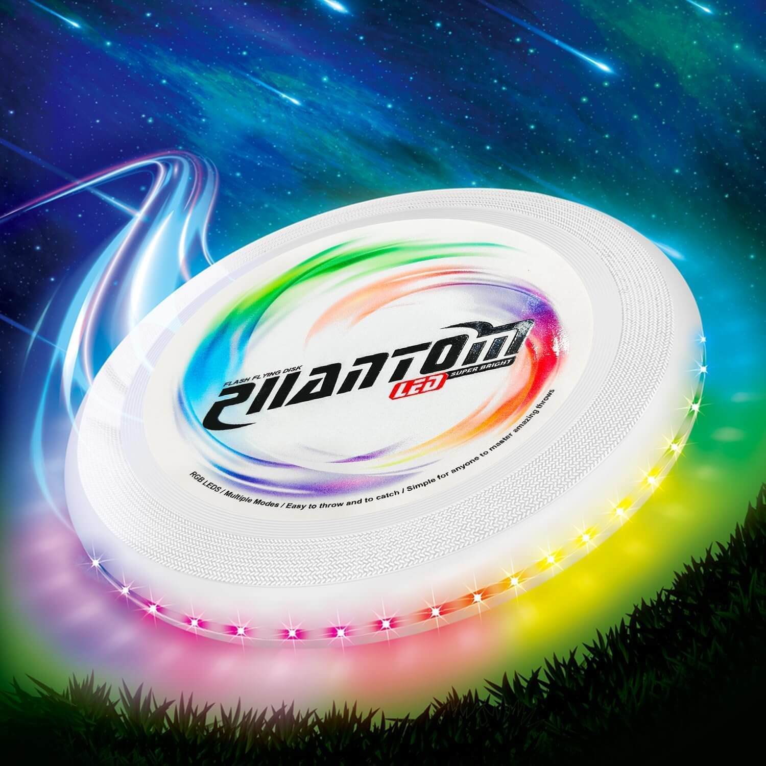 8.85'' LED Flying Disc with 13 Dynamic Light Modes