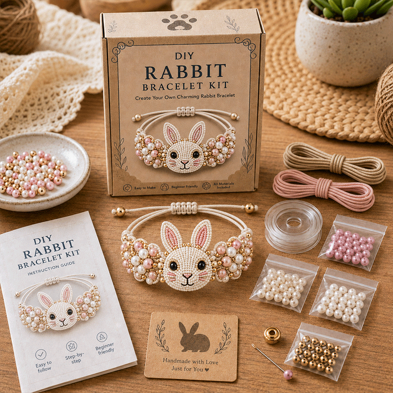🐙 DIY Beaded Bracelet Making Kit
