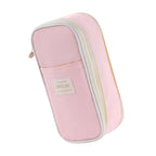 Large Capacity Double-Layer Macaron Stationery Box