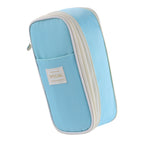 Large Capacity Double-Layer Macaron Stationery Box