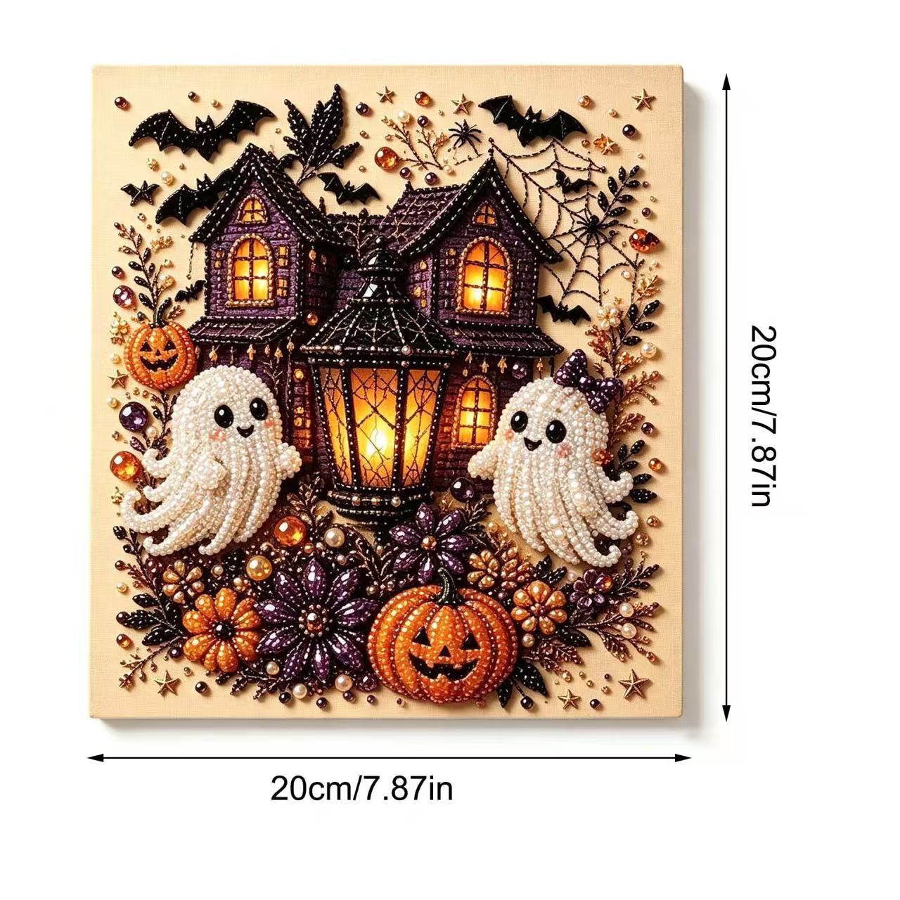 👻✨ Halloween Pearl Art DIY Kit – Turn Tiny Pearls into Spooky-Cute Magic