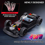 1/24 4WD RC Drift Car – 20KM/H High-Speed with LED Lights