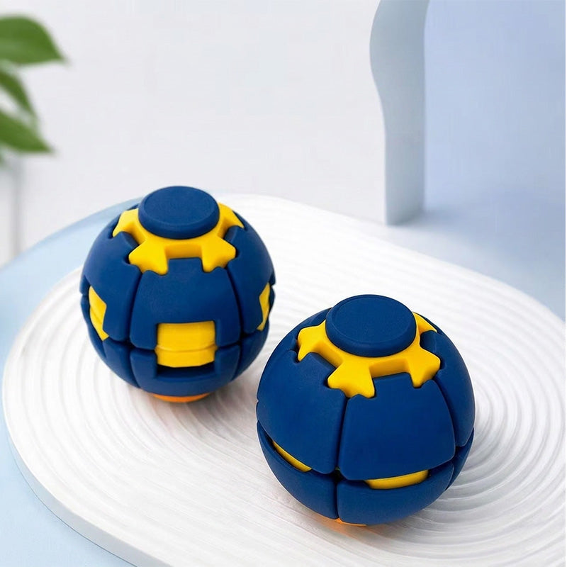 2 PCS-3D Printed Fidget Ball – Liquid Flow Motion 🌀✨🤖💧