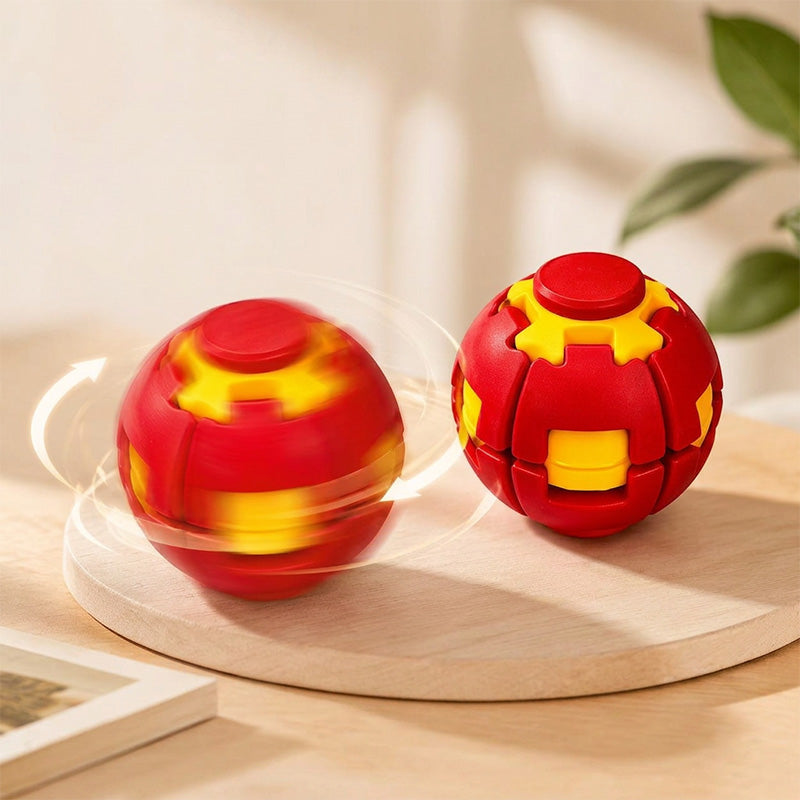 2 PCS-3D Printed Fidget Ball – Liquid Flow Motion 🌀✨🤖💧